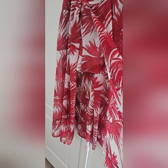 🎁Revamped Red and White Skirt With Shorts - Picture 6 of 6